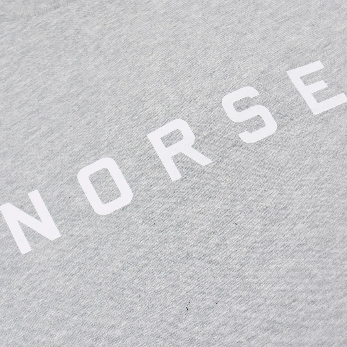 Norse Projects - Niels Standard Logo T-shirt - Light Grey Melange