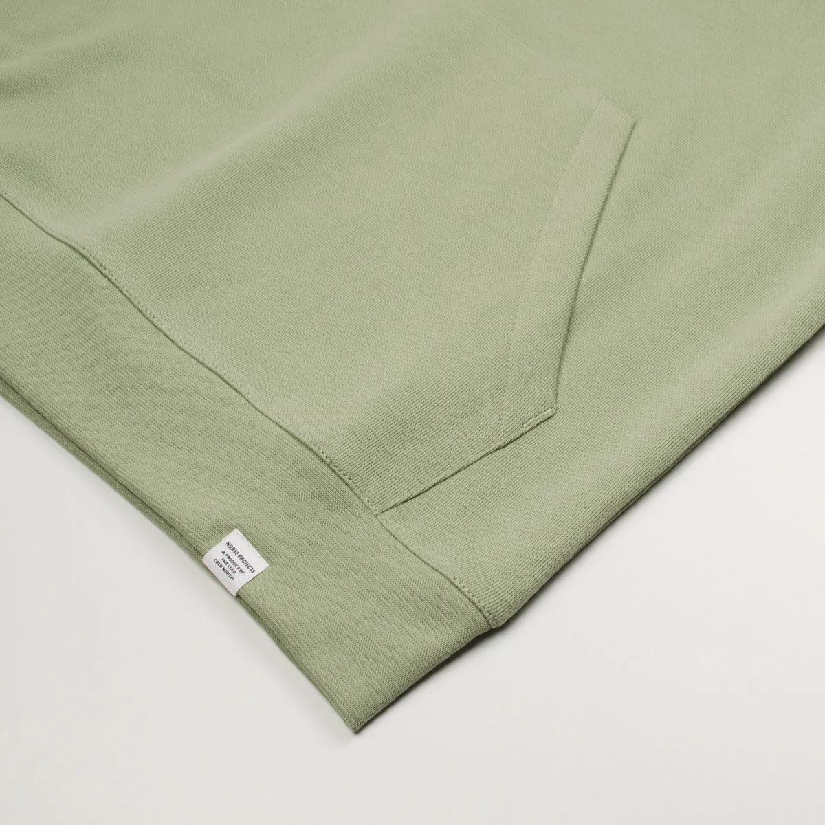 Norse Projects - Vagn Classic Hoodie - Sunwashed Green