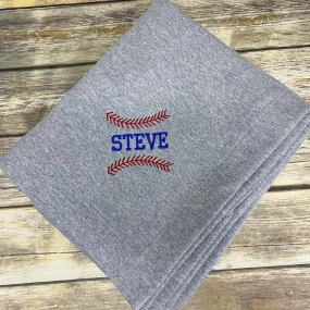 Personalized Baseball Stadium Blanket