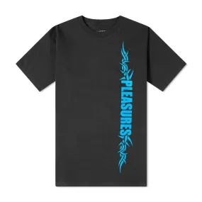 PLEASURES RAZOR LOGO T-SHIRT-BLACK