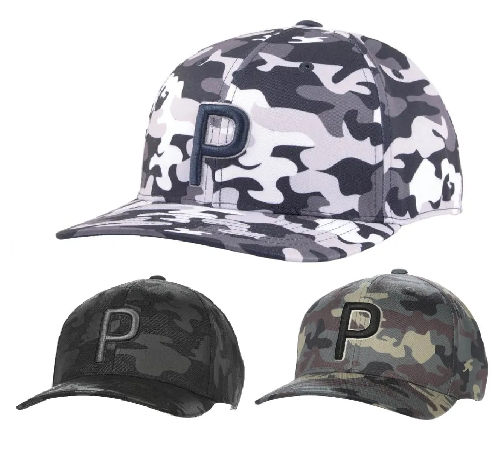 Puma Men's Camo Pattern Snapback Cap