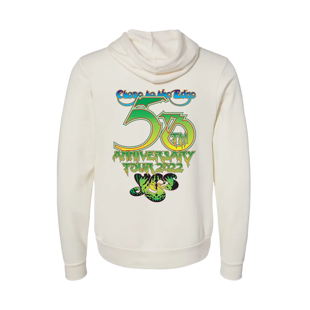 "Close to the Edge" 50th Anniversary 2022 Tour Zip Up Hoodie