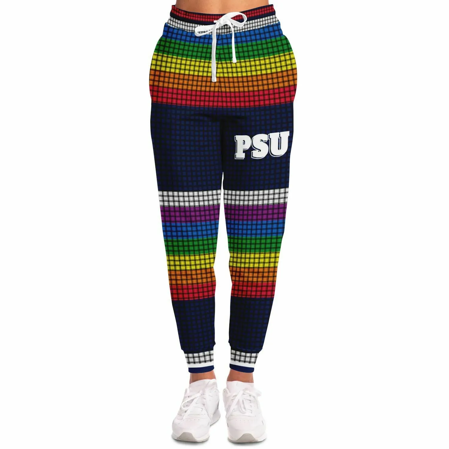 Royal Navy PSU Rainbow Stripe Fleece Joggers