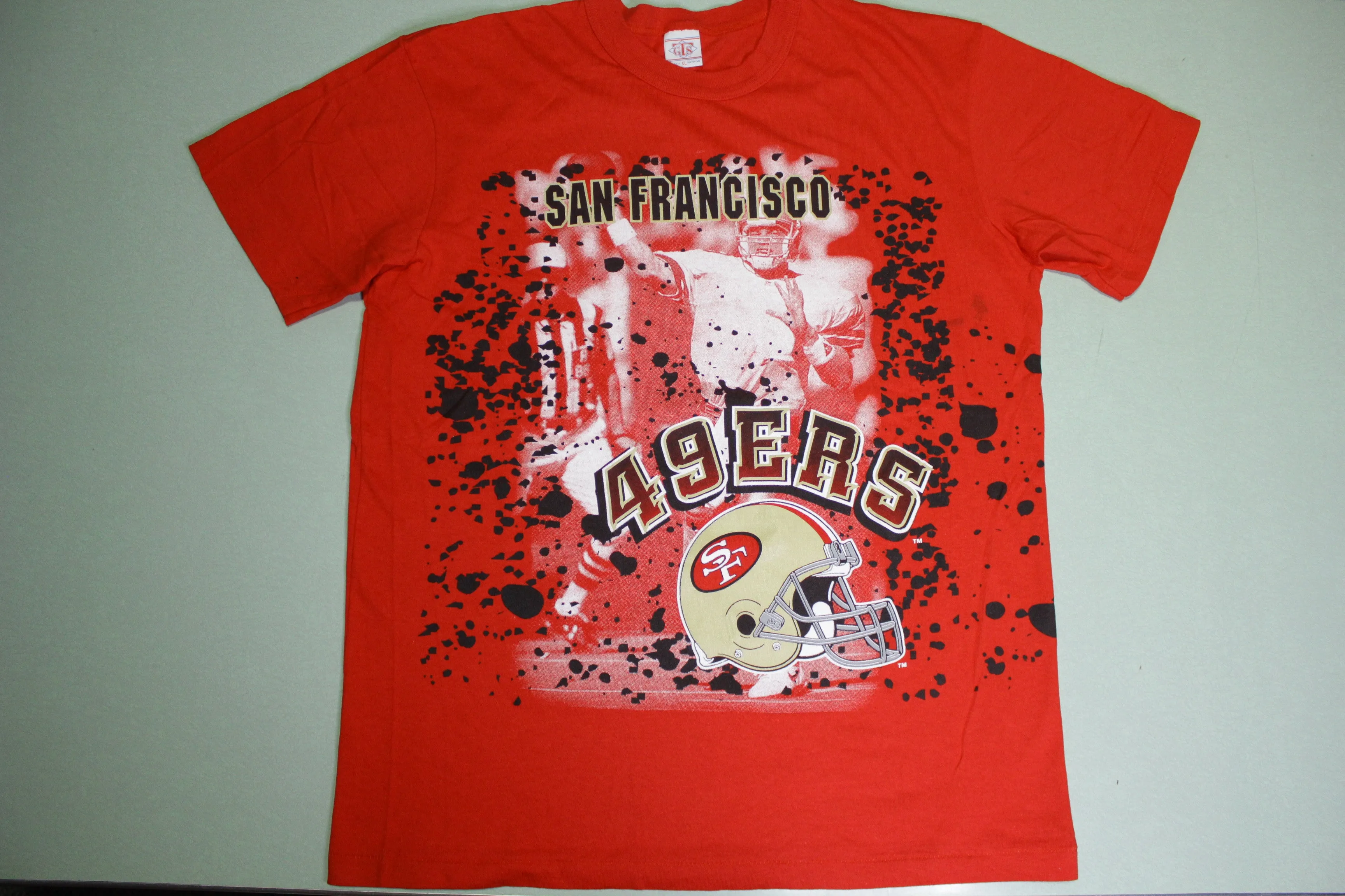 San Francisco 49ers Vintage All Over Print AOP 90s GTS Made in USA T-Shirt