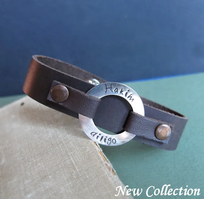 Tally Mark Bracelet - Personalized Anniversary gift for Him