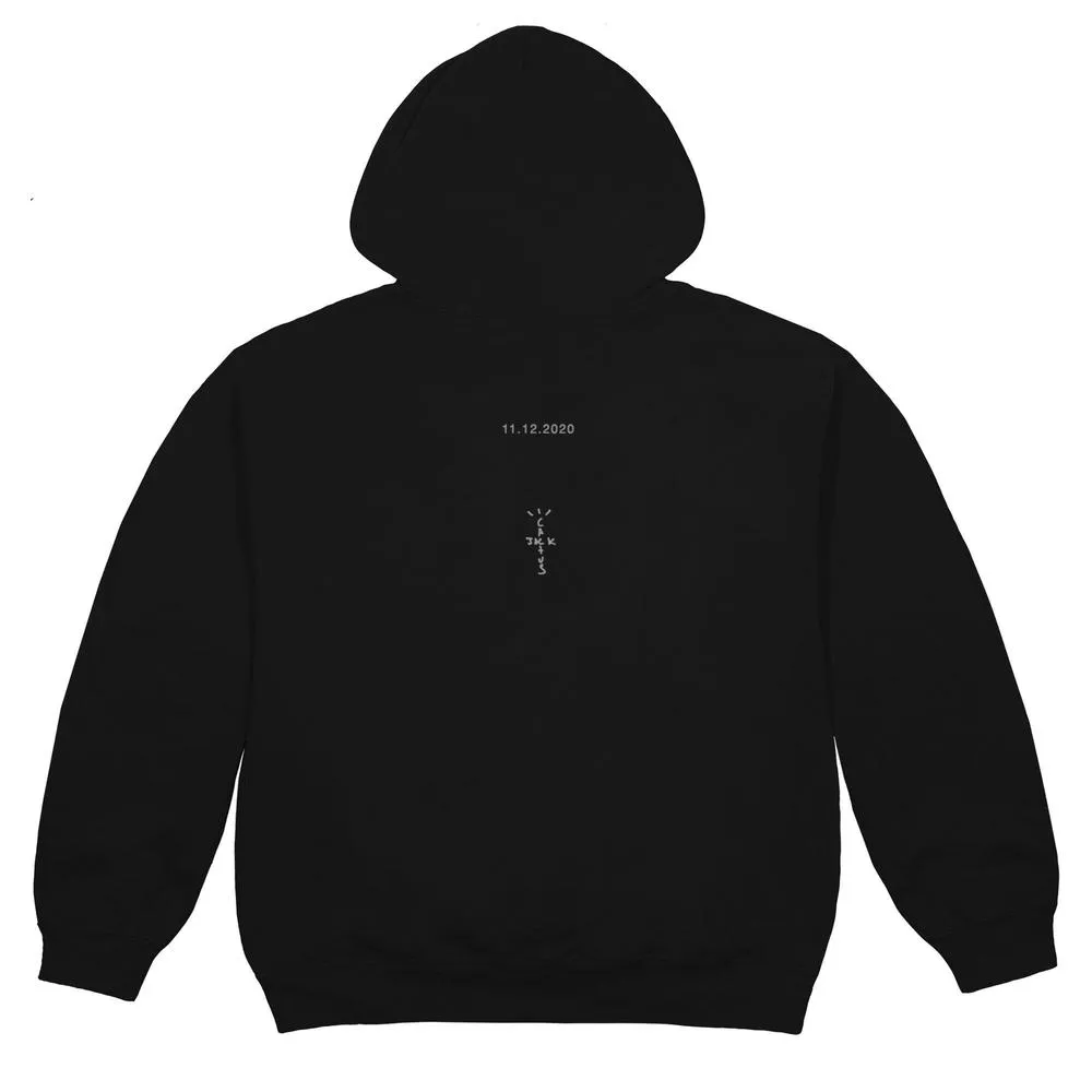 Travis Scott Corrupted Hoodie Black