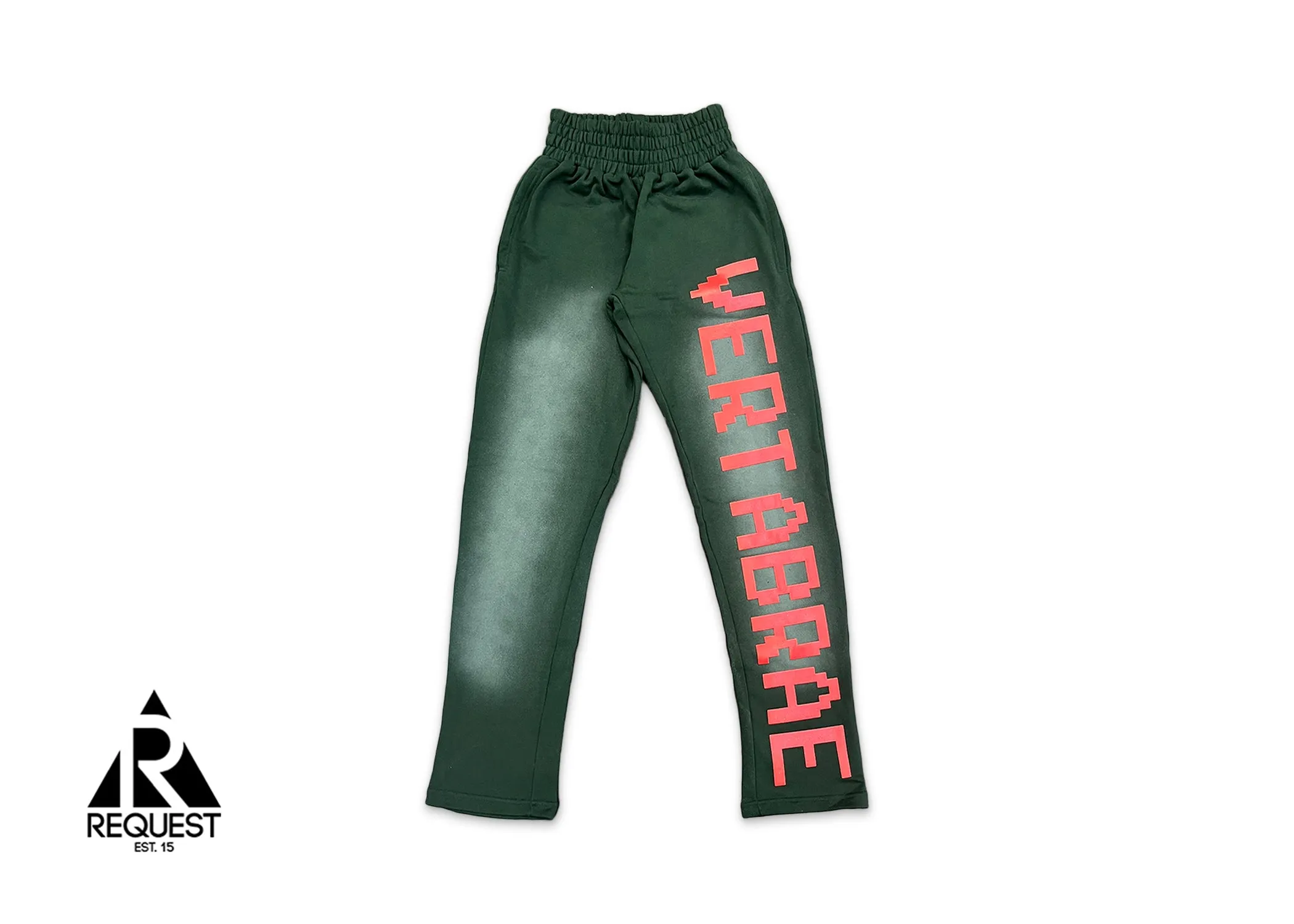 Vertabrae Sweatpants Washed Green/Red