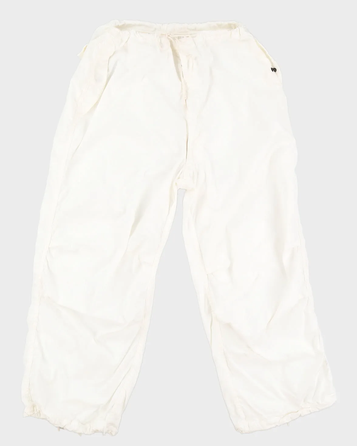 Vintage 00s White Parachute Pants - W36