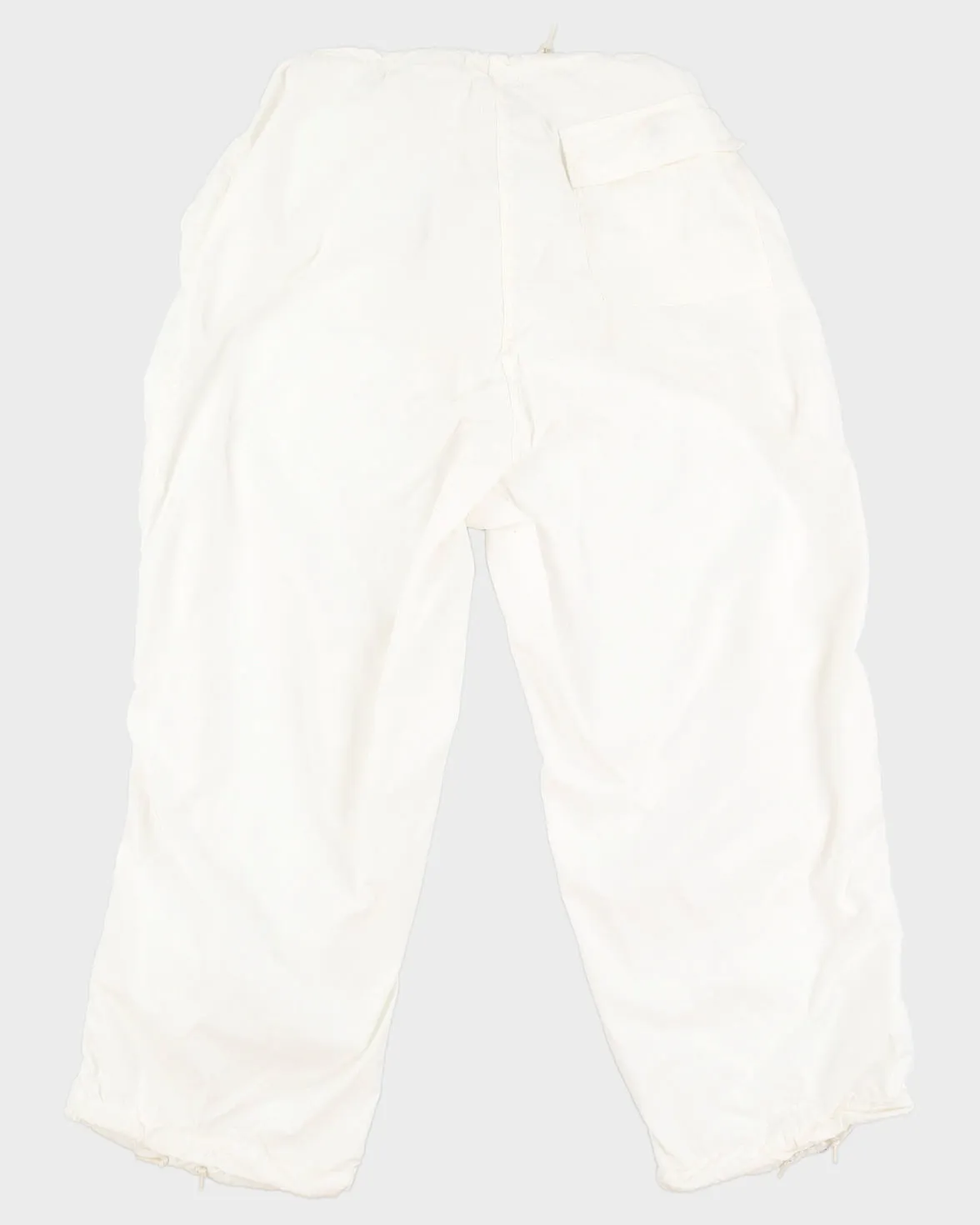 Vintage 00s White Parachute Pants - W36